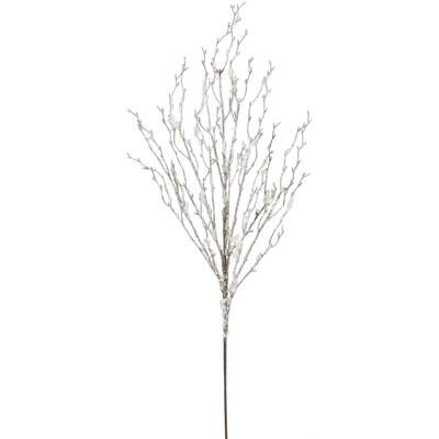 Twig With Snow And Glitter 37" High