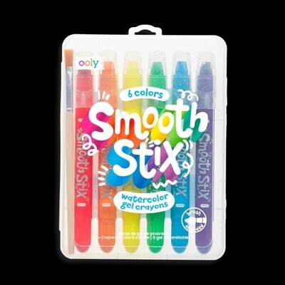 Smooth Stix Watercolor Gel Crayons Set Of 7