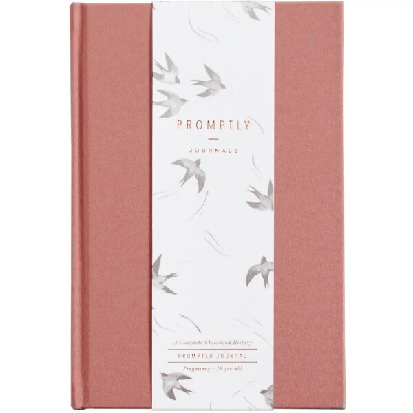 Childhood History Journal In Dusty Rose