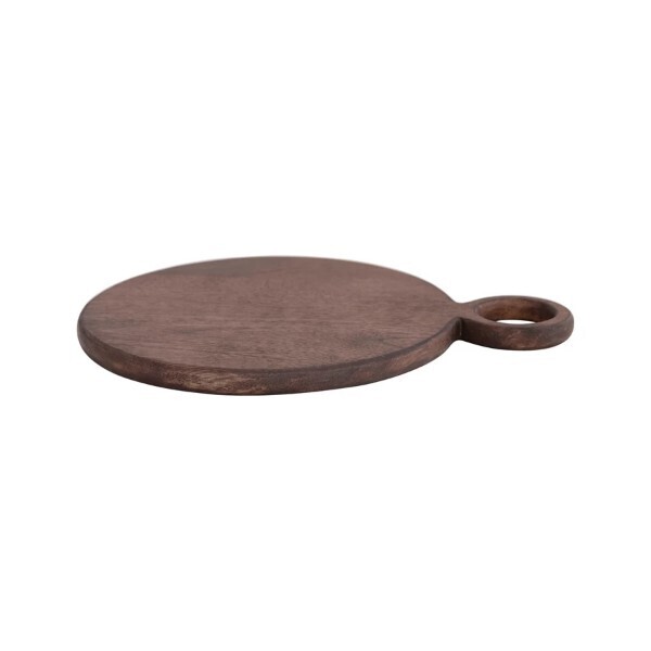Wood Cutting Board With Handle 12-3/4&quot; X 10&quot;