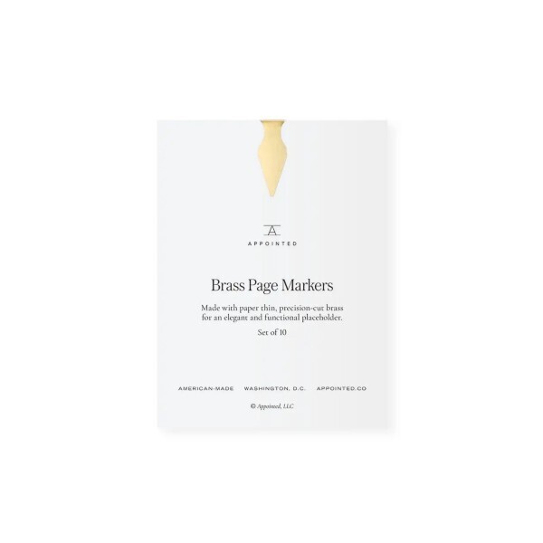 Brass Page Markers