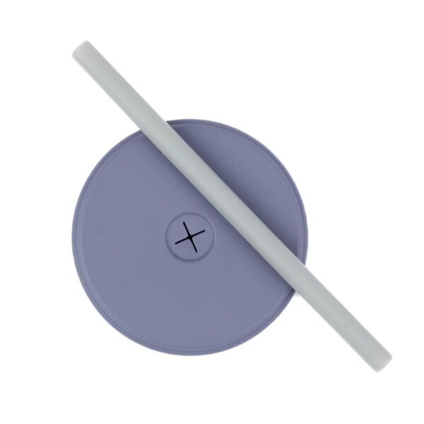 Happy Sippy Lid/straw Plum