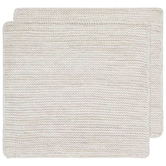 Heirloom Dish Cloths Set of 2 Dove Gray