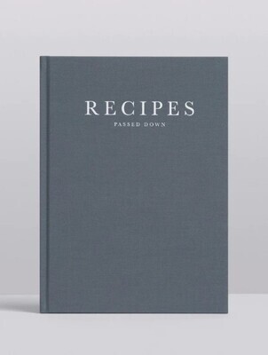 Book Recipes Passed Down Grey
