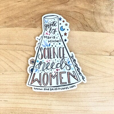 Sticker Science Needs Women