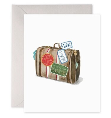 Card Bon Voyage Suitcase