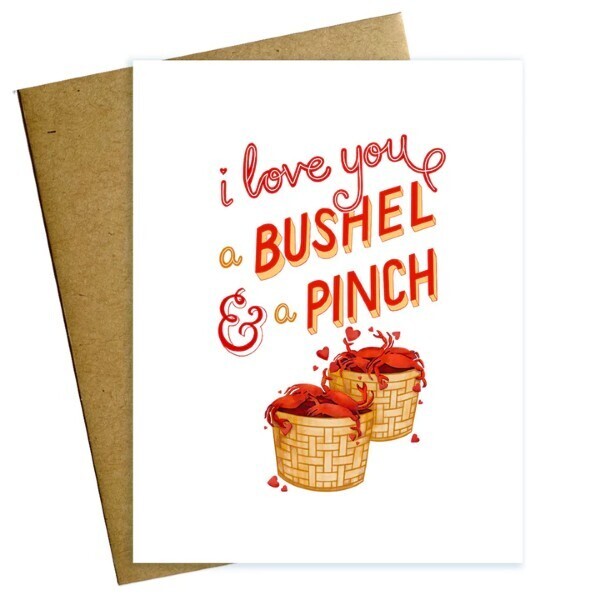 Love You A Bushel And A Pinch Card