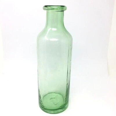 Recycled Glass Vase Light Green 5&quot; X 14&quot;