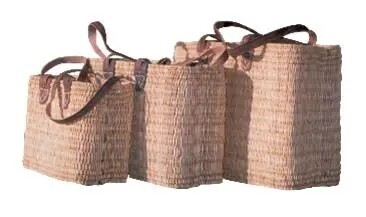 Handwoven Moroccan Market Basket Large