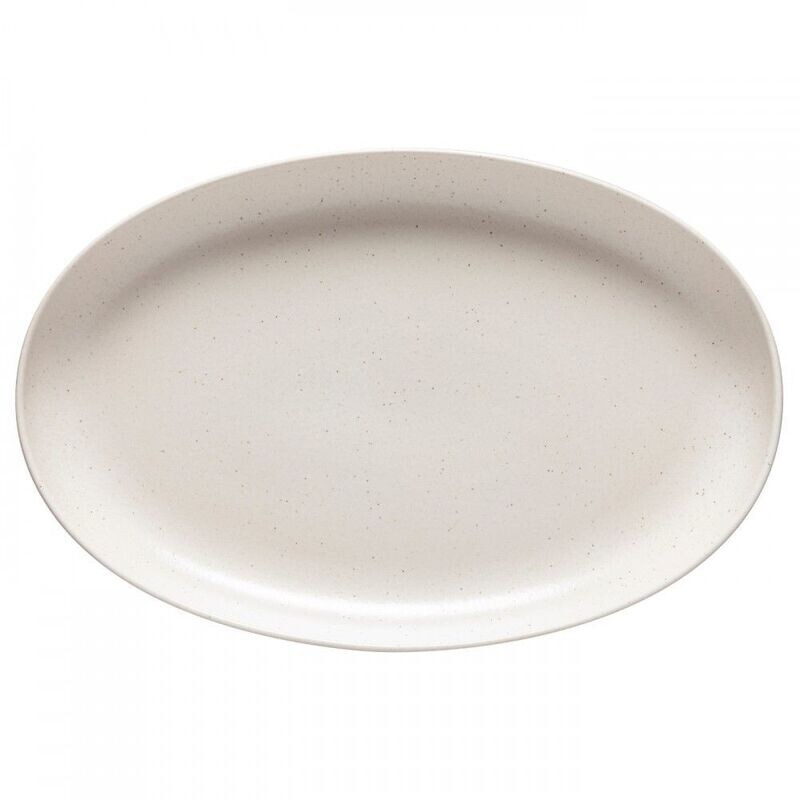 Casafina Stoneware Oval Platter Vanilla
