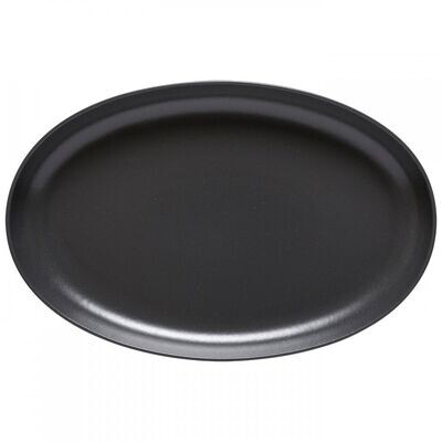 Casafina Stoneware Oval Platter Seed Grey