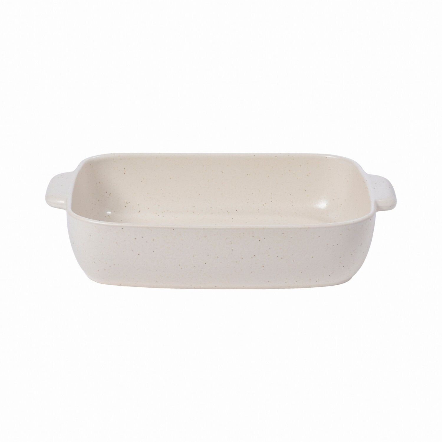 Casafina Stonesware Medium Rectangle Baker 16&quot; Vanilla