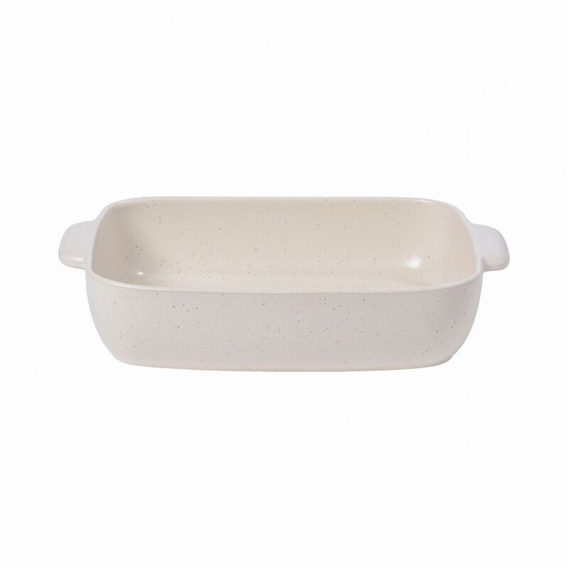 Casafina Stonesware Medium Rectangle Baker 16&quot; Vanilla