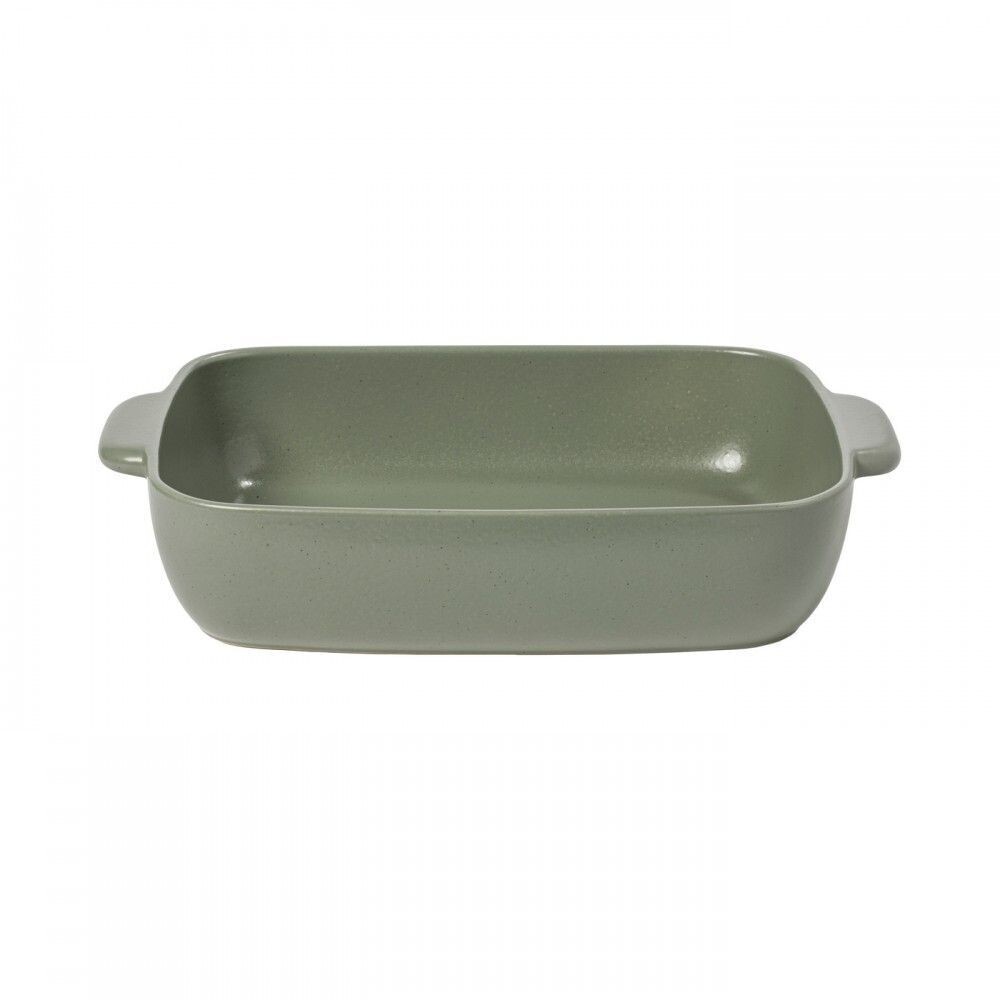 Casafina Stoneware Medium Rectangle Baker 16&quot; Artichoke Green
