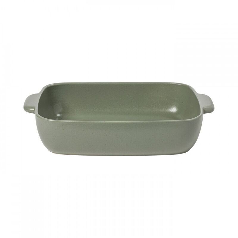 Casafina Stoneware Medium Rectangle Baker 16&quot; Artichoke Green