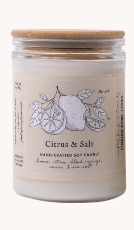 Finding Home Farms Candle Citrus & Salt 11oz