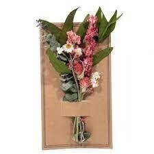 Eucalyptus And Pink Larkspur Mini Bouquet