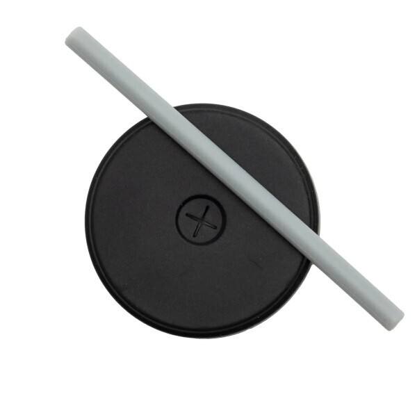 Happy Sippy Lid/Straw Addition Black