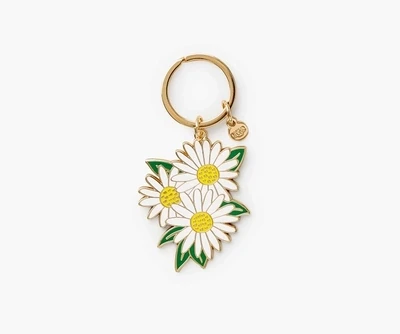 Rifle Paper Co. Keychain Daisies
