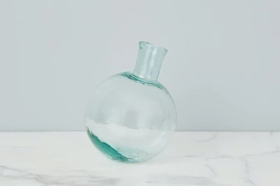 Sphere Bud Vase Clear Glass