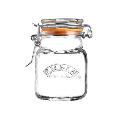 Kilner Square Clip Top Spice Jar 2.4 Oz