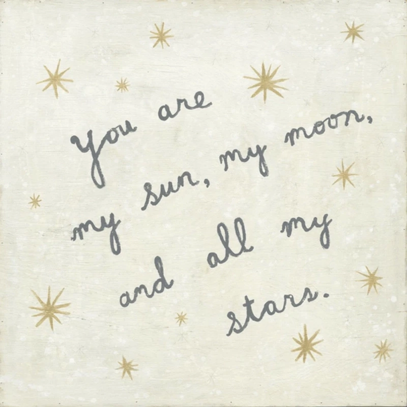Art Poster My Sun, My Moon 8"x 8"
