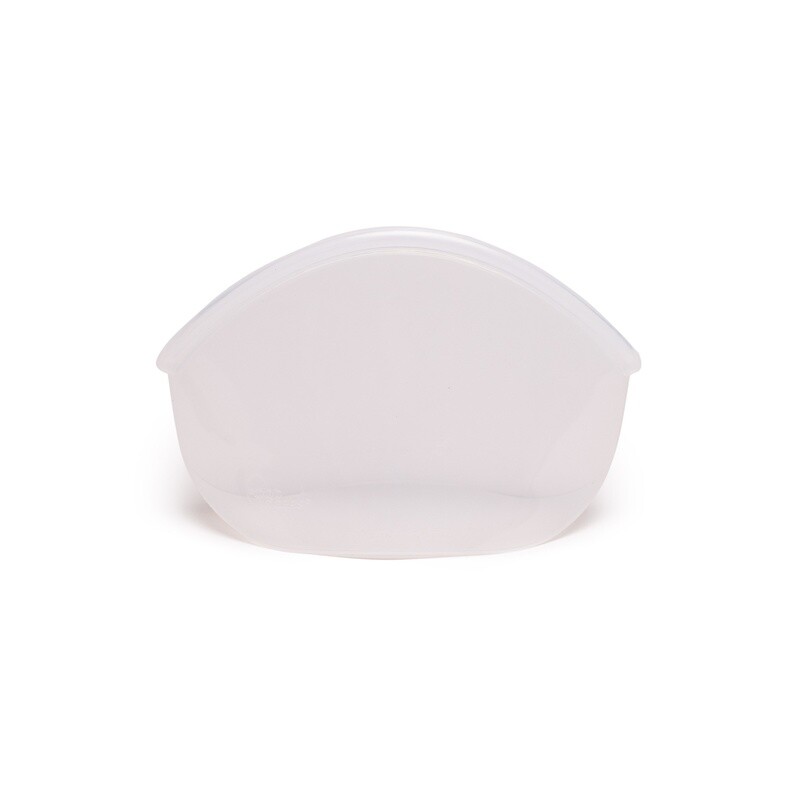 Silicone Reusable Hugger Bag Clear 30 Oz