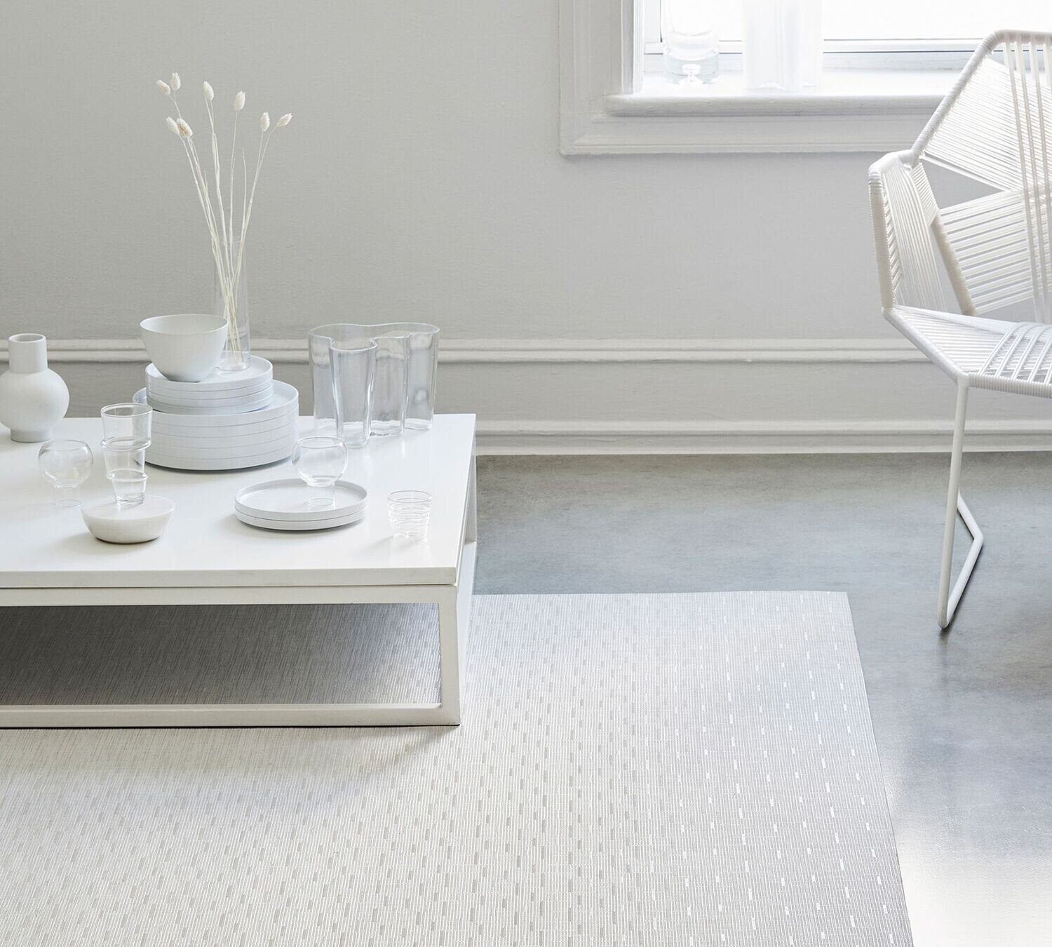Chilewich LTX Bamboo Floormat In Oat 35x48