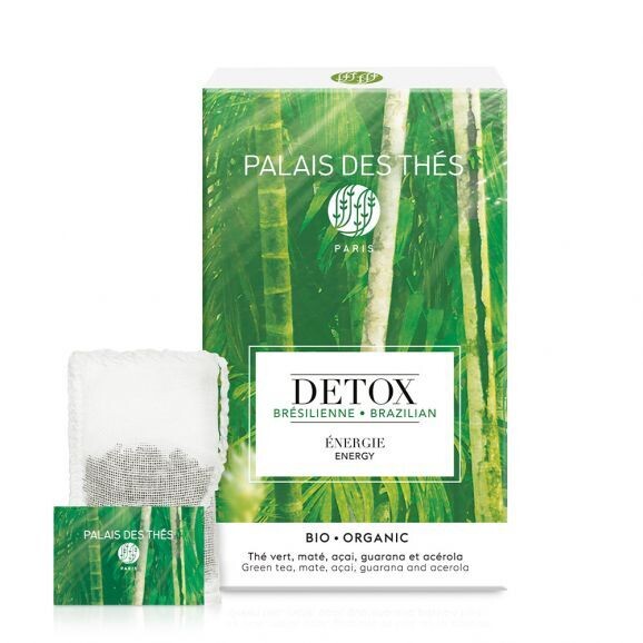 Palais Des Thes Detox Brazilian Energy Bio Organic Green Tea, Mate, Acai, Guarana And Acerola