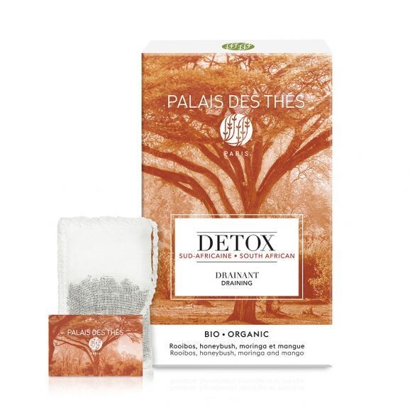 Palais Des Thes Detox South African Draining Bio Organic Roobios,Honeybush, Moringa And Mango