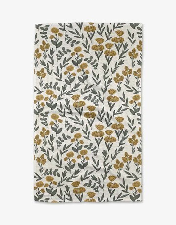 Geometry Tea Towel Charlotte Yellow