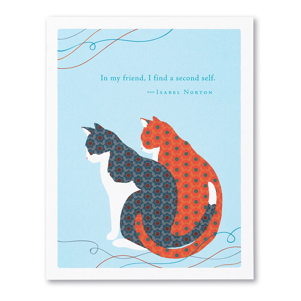 Card In My Friend , I Find A Second Self