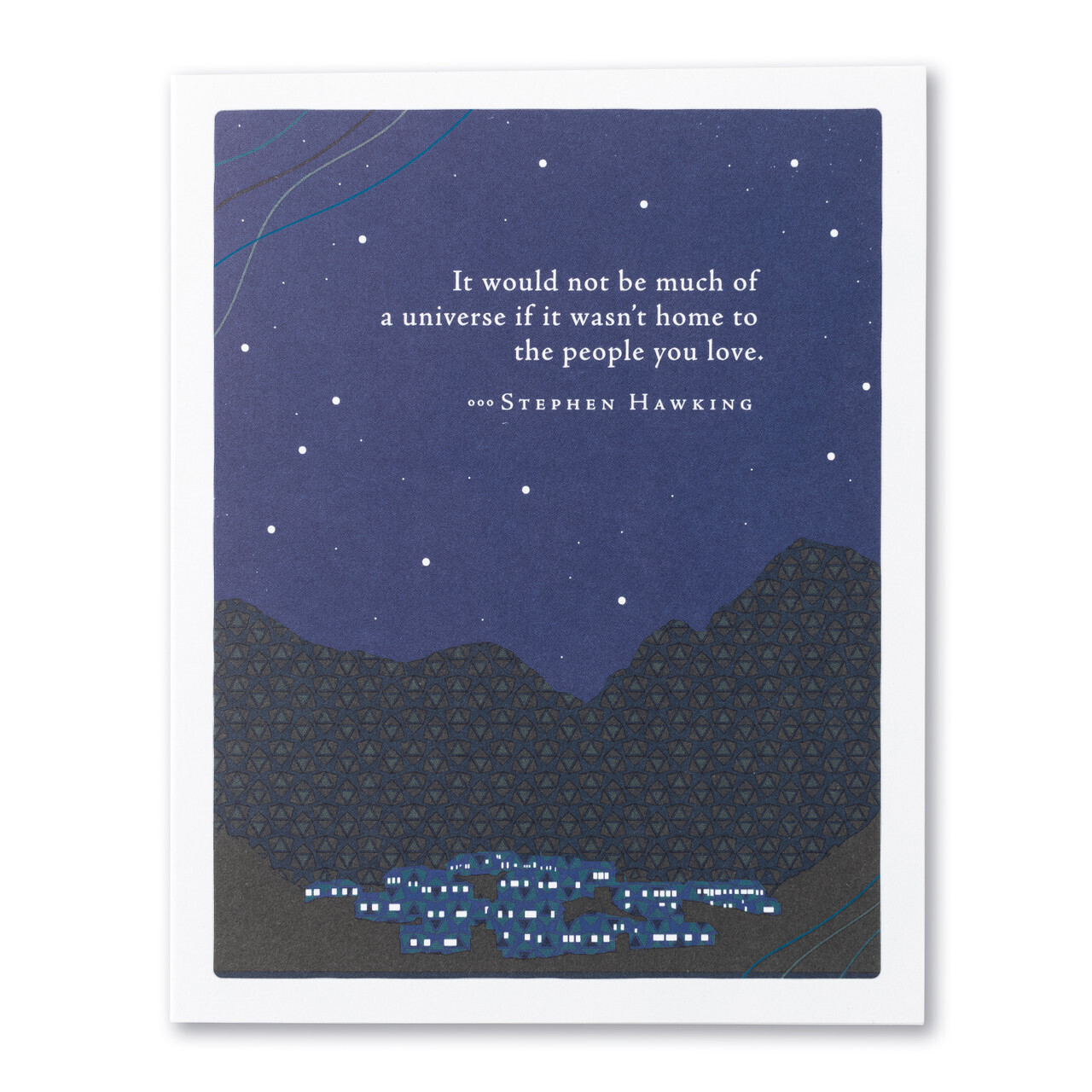 Card It Would Not Be Much Of A Universe
