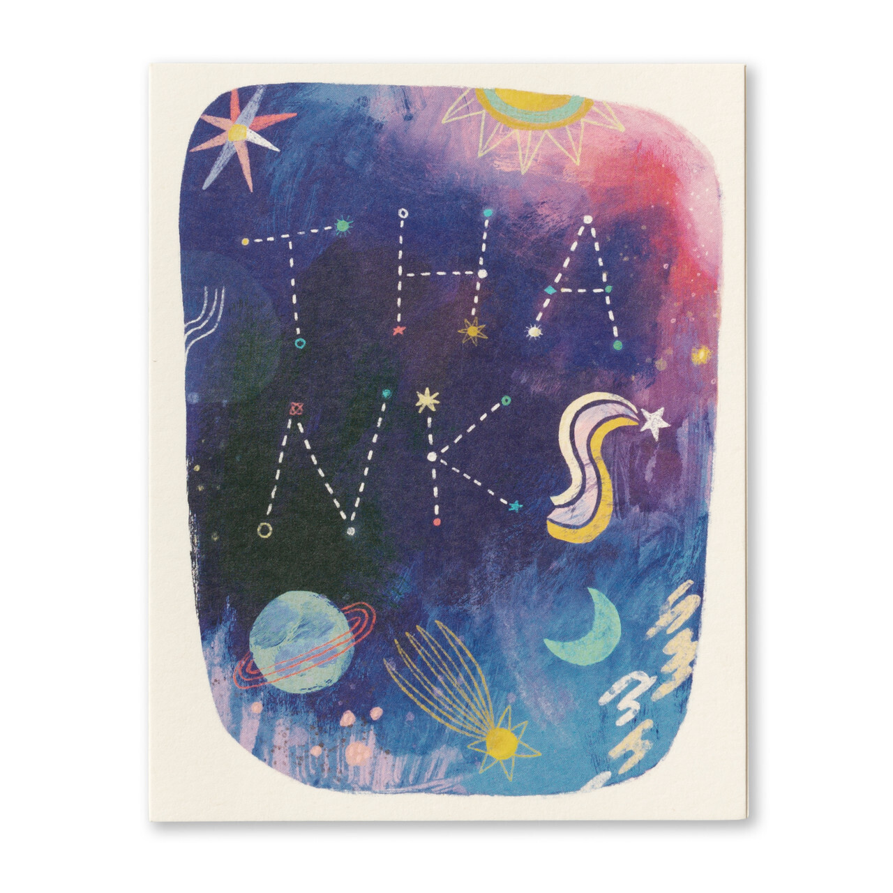 Card Thanks I Thank My Lucky Stars