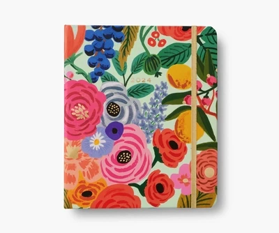 Rifle Paper Co. 17- Month Covered Planner Garden Party 2024
