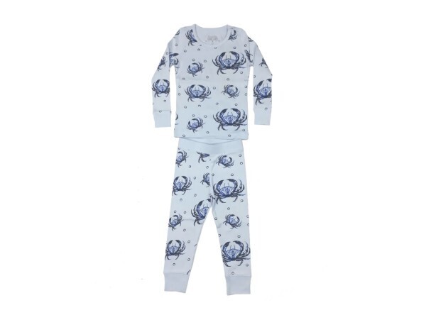 Blue Crab Pajamas 2T