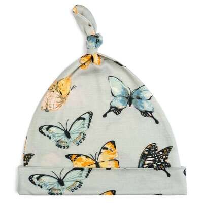 Bamboo Knotted Hat Butterfly 3-6M