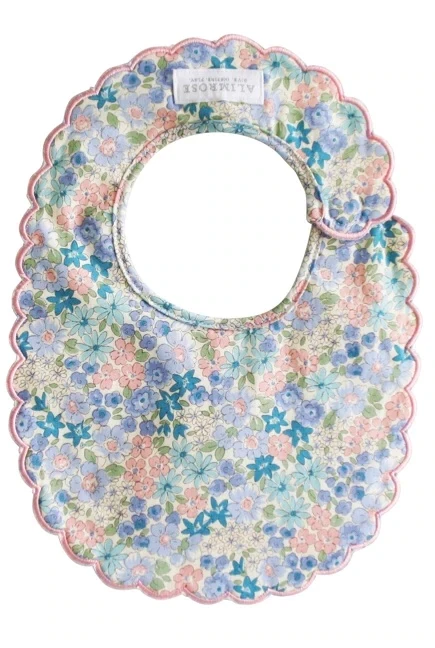 Scallop Bib Liberty Blue