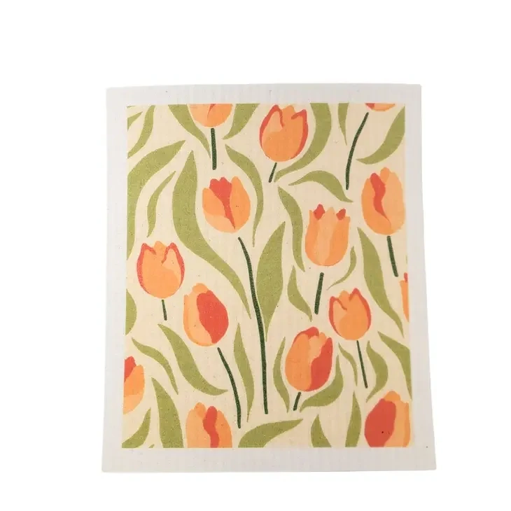 Swedish Cloth Tulip Orange