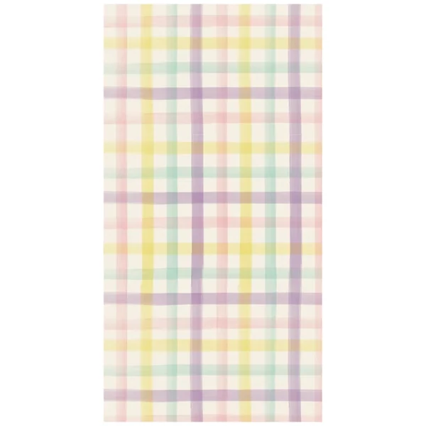 Guest Napkins Spring Plaid Set Of 16 Final Sale