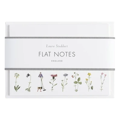 Flat Notes Wild Flowers 12pk Laura Stoddart