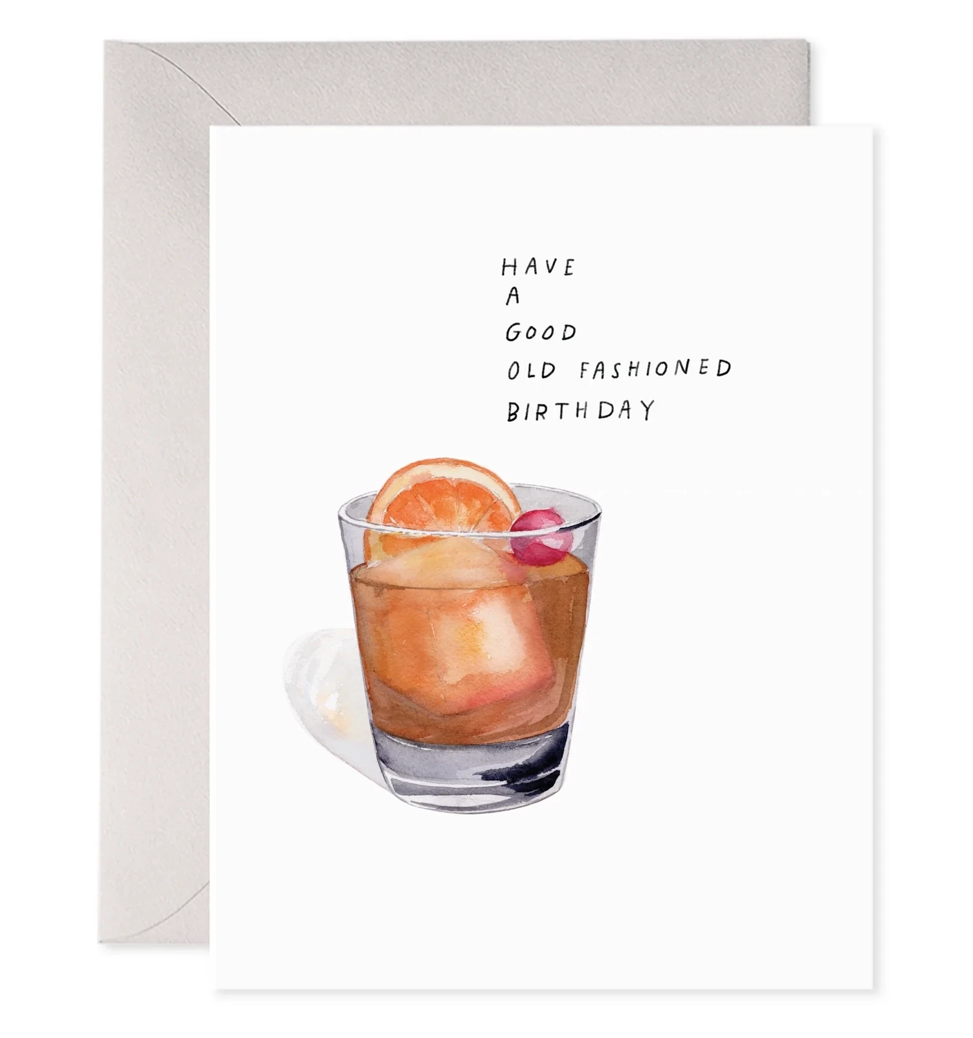 Card Old Fashioned Birthday