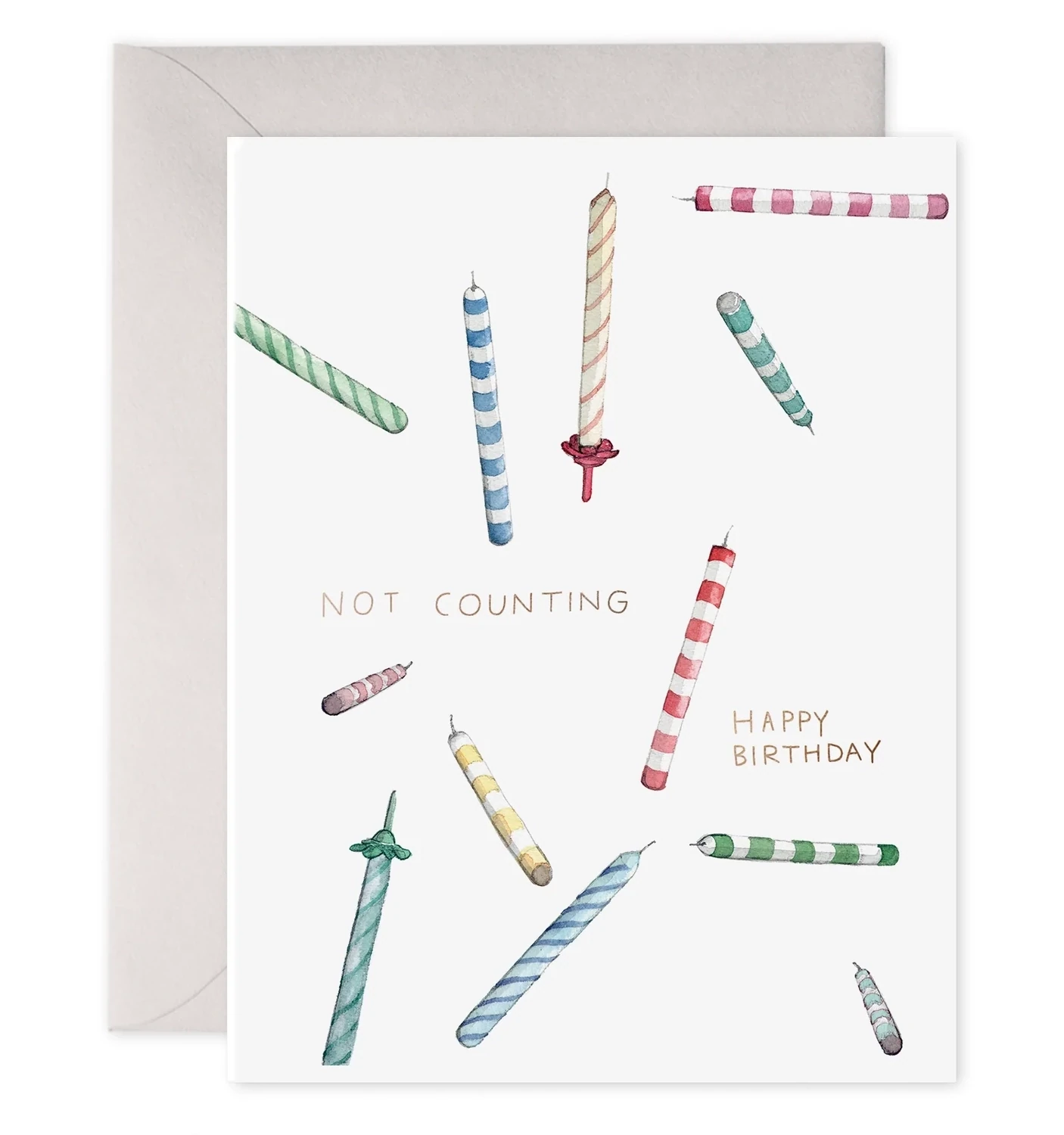 Card Not Counting Candles Birthday