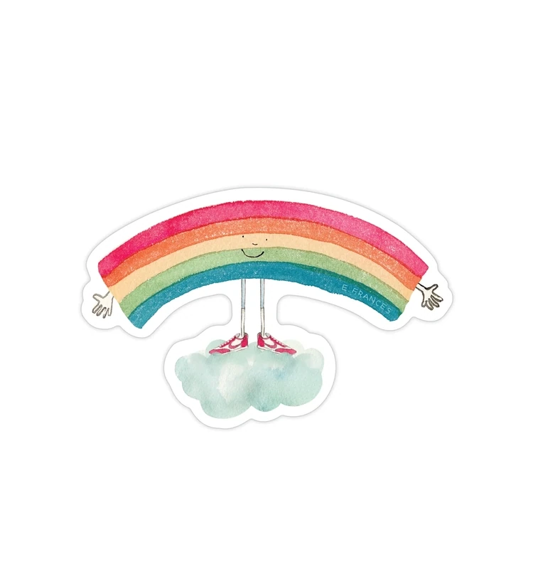 Sticker Rainbow Hug