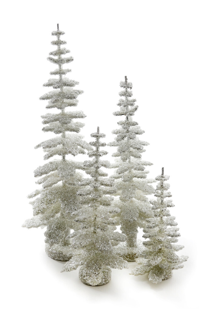 White Glitter Tree Extra Large