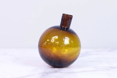 Sphere Bud Vase Amber