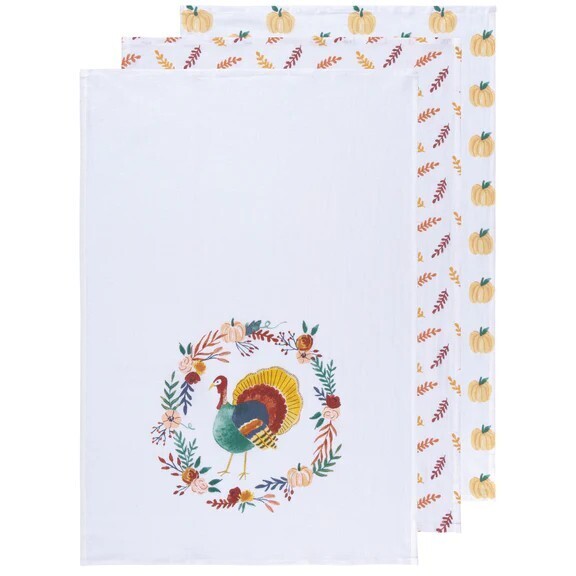 Floursack Dishtowel Set Of Three Harvets Turkey