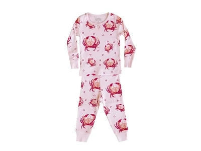 Pink Crab Pajamas 2T