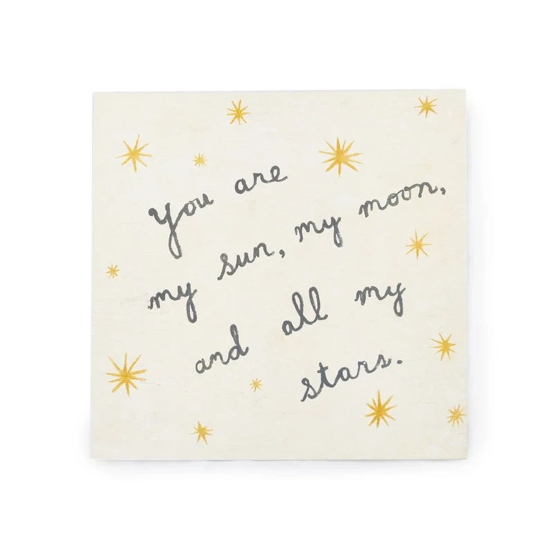 Art Poster My Sun, My Moon 12&quot; x 12&quot;