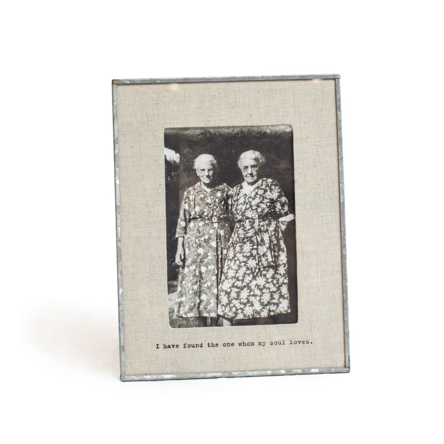 Photo Frame Vertical Glass Linen I Have Found The One